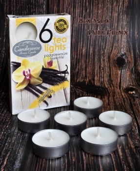 6 duftende Teelichter - Vanille